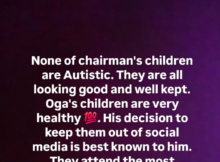 None of chairmans children are autistic  Israel DMW fires back at rumor mongers