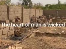 Man cries out after thives invaded his building site and carted away almost all the iron rods