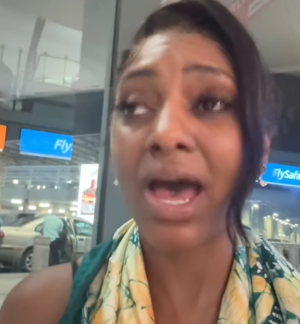 Actress and OAP Simidrey cries out as airline allegedly strands her in South Africa, demands rights waiver to fly economy