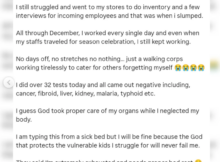 Actress Sarah Martins hospitalised after slumping from extreme exhaustion