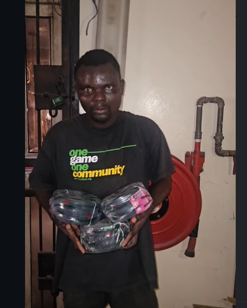 Man caught after sneaking into electrical store in Lekki to steal cables