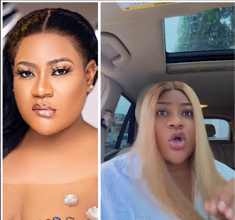 Actress Nkechi Blessing cries out as over 5,000 men flood her WhatsApp after shooting their shot