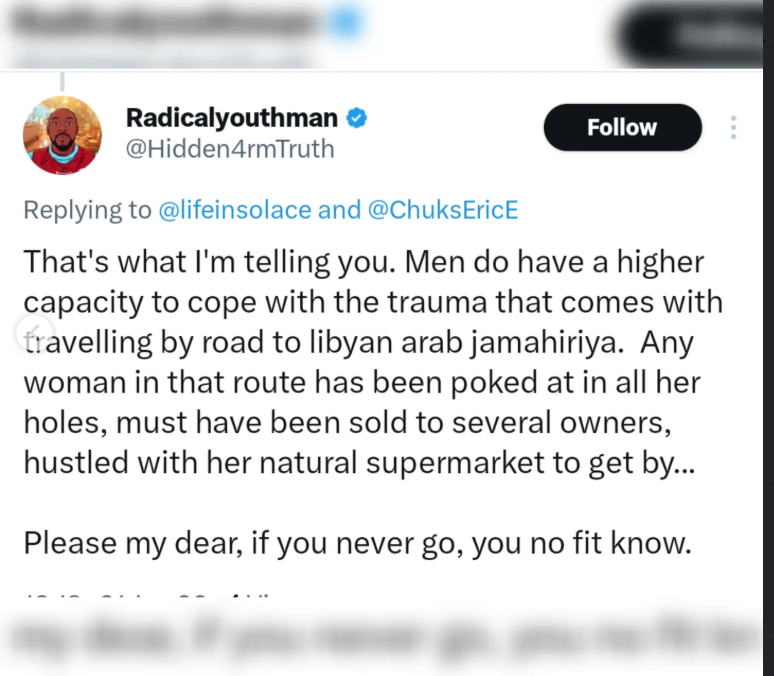 X users share harrowing accounts of LibyaEurope migration route amid immigration debates