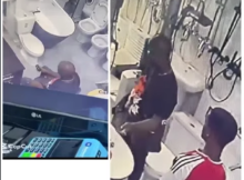 CCTV captures moment man poses as customer and stals plumbers phone in Lagos