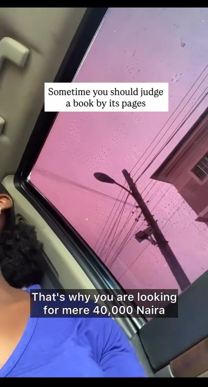 Lady narrates uncomfortable encounter after accepting ride from stranger