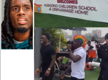 YouTuber and Streamer Kai Cenat meets Makoko children as he visits school project in Lagos