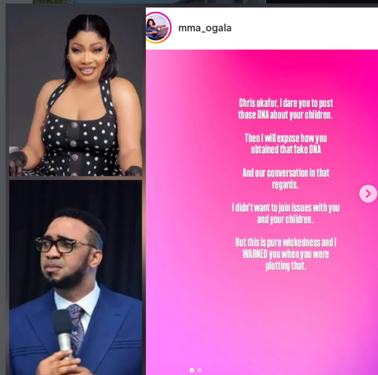 Actress Doris Ogala makes explosive allegations against Pastor Chris Okafor, issues stern warning