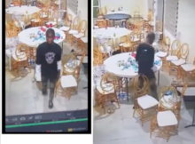 CCTV captures moment young boy allegedly steals iPhone 13 at wedding in Ikorodu