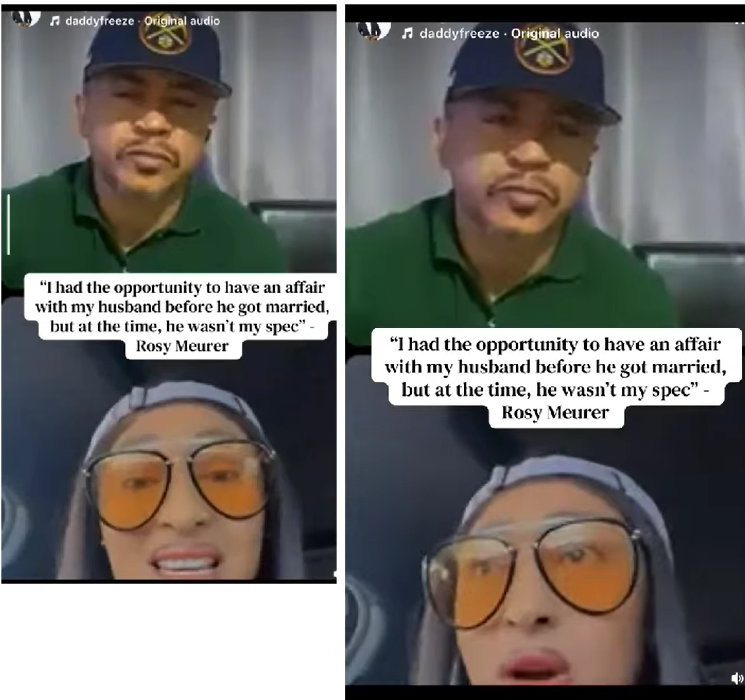 I had the chance to have an affair with him before marriage, but he wasnt my spec  Actress Rosy Meurer speaks on Churchill and Tonto Dike saga