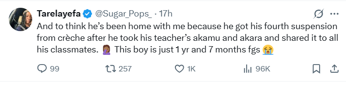 My 1-year-old removed my lashes with his teeth  Mum shares funny motherhood moment